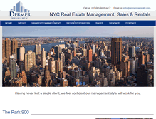 Tablet Screenshot of dermerrealestate.com